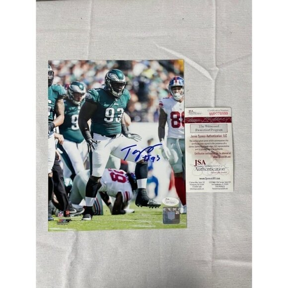 Tim Jernigan signed autographed Philadelphia Eagles 8x10 Photo JSA #WP778990 - Picture 1 of 3